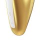 Satisfyer Love Breeze компактный вакуумный стимулятор клитора, 9.8 см (желтый)