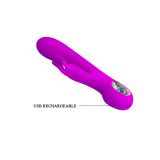 Комп'ютерний вібратор - Pretty Love Hot Rabbit Vibrator Pink Комп'ютерний вібратор - Pretty Love Hot Rabbit Vibrator Pink