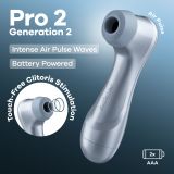 Вакуумний кліторальний стимулятор Satisfyer Pro 2 Generation 2 Battery Series Light Blue