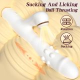 Вібратор - Silicone Vibrator 3 rotating, 7 licking functions (прим'ята упаковка)