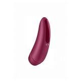 Satisfyer Curvy 1+ - вакуумно-волновой стимулятор с возможностью управления через приложение, 13.5х4.3 см, (красный)