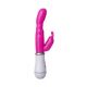 Вібратор з кліторальним стимулятором Toyfa A - Toys, TPE, рожевий, 20 см