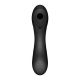 Вакуумный стимулятор с вибрацией Satisfyer Curvy Trinity 4 Black (мятая упаковка)