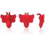Кліторальний стимулятор - Butterfly Kiss Remote Clitoral Stimulator Red