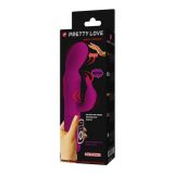 Комп'ютерний вібратор - Pretty Love Body Touch Vibrator + rabbit - purple Комп'ютерний вібратор - Pretty Love Body Touch Vibrator + rabbit - purple