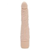 Силиконовый вибратор Classic Slim, 21x4 см (телесный)