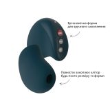 Вакуумний стимулятор Fun Factory MEA velvet green, унікальні режими, функція посторгазм