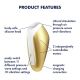 Satisfyer Love Breeze компактный вакуумный стимулятор клитора, 9.8 см (желтый)
