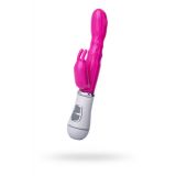 Вібратор з кліторальним стимулятором Toyfa A - Toys, TPE, рожевий, 20 см