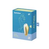 Satisfyer Love Breeze компактный вакуумный стимулятор клитора, 9.8 см (желтый)