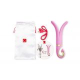 Gvibe 3 Candy Pink - анатомічний вібромасажер, 17х3.5 см