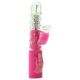 Вибратор кролик 3 скорости ротации Rabbit Vibe Love Me Dreamy, 11,4х3,3 см (голубой)