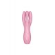 Кліторальний вібратор Satisfyer Threesome 3 Pink з трьома пальчиками