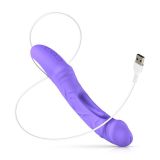Вібратор Good Vibes Only - Flax Vibrating Dildo with G-Spot Stimulator