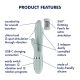 Вібратор-кролик Satisfyer Pearl Bunny 2 Greygreen