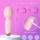 Міні вібромасажер - Cute Mini Wand Pink