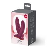 Двойной фаллоимитатор Fun Factory RYDE Wine Red (мятая упаковка!!!)