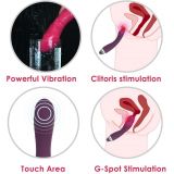 Svakom Lisa Touch Sensor Vibrator - вибратор для точки G с сенсорным датчиком, 17х3 см