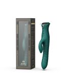 Пульсатор-кролик з вібрацією Zalo Mose 2 Turquoise Green