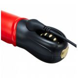 Стимулятор G -точки - Vibratissimo Lee, червоний/чорний