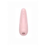Satisfyer Curvy 2+ - вакуумно-волновой вибростимулятор с возможностью управления через приложение, 13.5х4.3 см, (розовый)