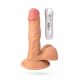 Реалістичний вібратор Toyfa Realstick Nude, PVC, тілесний, 12 режимів вібрації, 17 см