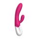 Вибратор-кролик Liebe Bend It Plus Rechargeable Cerise, гибкий, 2 мотора, 10 режимов