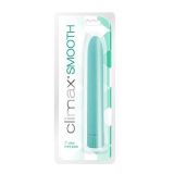 Вибромассажер Climax Smooth, 15,25х2,5 см (голубой)