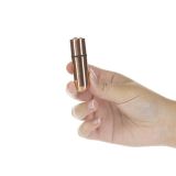 Вибропуля PowerBullet - First-Class Bullet 2.5" with Key Chain Pouch, Rose Gold