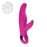 Вибратор-кролик для точки А Fun Factory LADY BI Magenta, 2 мотора, 12 режимов