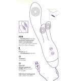 Комп'ютерний вібратор - Sweet Smile Rechargeable Rabbit