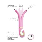 Gvibe 3 Candy Pink - анатомічний вібромасажер, 17х3.5 см
