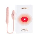 Пульсатор с вакуумным стимулятором KISSTOY Cathy III Pink