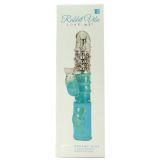 Вибратор кролик 3 скорости ротации Rabbit Vibe Love Me Dreamy, 11,4х3,3 см (голубой)