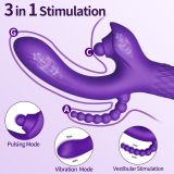 Вібратор - Patty, 7 Vibration Functions, 7 Ball Tapping, USB
