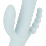 Вібратор-кролик Good Vibes Only - SAGE Triple Stimulation Vibe Soft Silicone - Blue