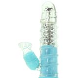 Вибратор кролик 3 скорости ротации Rabbit Vibe Love Me Dreamy, 11,4х3,3 см (голубой)