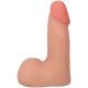 Фаллоимитатор Doc Johnson The Realistic Cock ULTRASKYN - 5" with Balls Vanilla (надрыв упаковки!!!)
