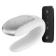 Вібратор для пар - Satisfyer Double Fun White (App) Вібратор для пар - Satisfyer Double Fun White (App)