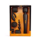 Вибромассажер с насадками Pornhub Supercharge Wand Set (испорченная упаковка)