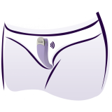Клиторальный стимулятор - Vibratissimo PantyBuster, фиолетовый