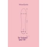 Вибратор с подогревом FairyGasm WowGenie violet, подогрев до 42 °C