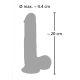 Реалистичный вибратор - Medical Silicone Rotating Vibrator