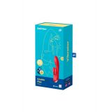 Смарт вібратор кролик із подвійним відростком Satisfyer Double Flex Red