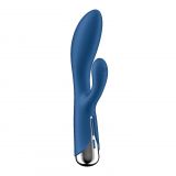 Вибратор-кролик с ротацией Satisfyer Spinning Rabbit 1 Blue, 3 мотора