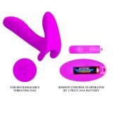 Вібратор - Pretty Love Remote Control Massager Purple Вібратор - Pretty Love Remote Control Massager Purple