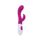 Вибратор с клиторальным стимулятором Toyfa A-Toys Nessy, силикон, розовый, 20 см Вибратор с клиторальным стимулятором Toyfa A-Toys Nessy, силикон, розовый, 20 см