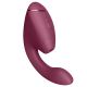 Подвійний вакуумний кліторальний стимулятор з вібрацією Womanizer Next Duo - Dusky Pink