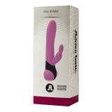 Вібратор з обертанням стовбура Adrien Lastic Mini Bonnie з петелькою для пальчика