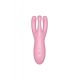 Кліторальний смарт вібратор Satisfyer Threesome 4 Pink з трьома пальчиками